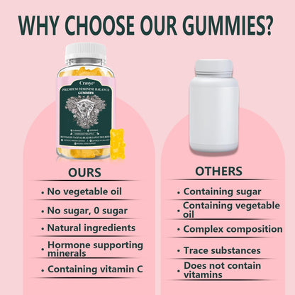 PH Balance Vaginal Health Gummies Probiotics Hawaiian Pineapple Female Gummy for Women Private Area - 60 Gummies - 30 Servings